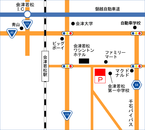 総務課周辺地図